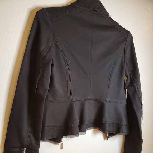 White House Black Market Black Military style jack - Picture 7 of 7